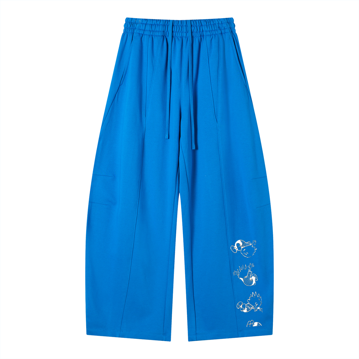 Heavyweight Wide Leg Panel Sweatpants