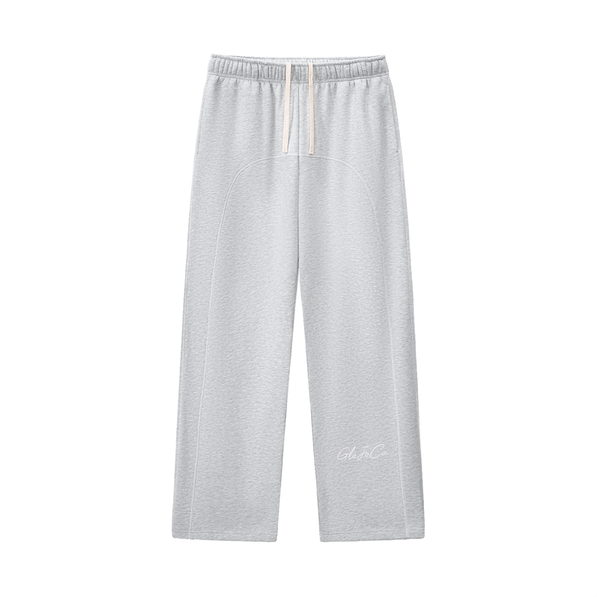 Contrast-Stitched Fleece Sweatpants (set)