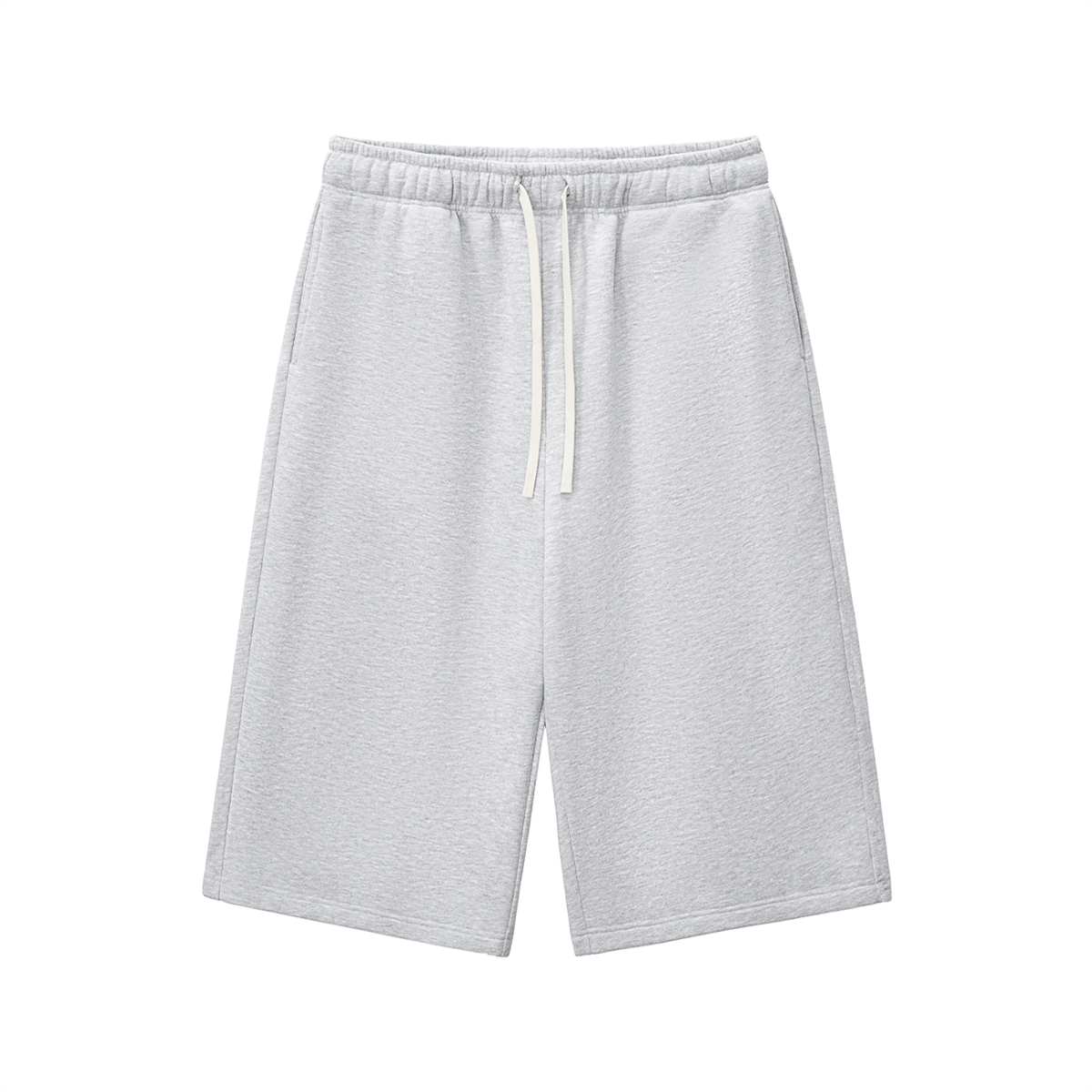 Relaxed Drawstring Three-quarter Sweatpants