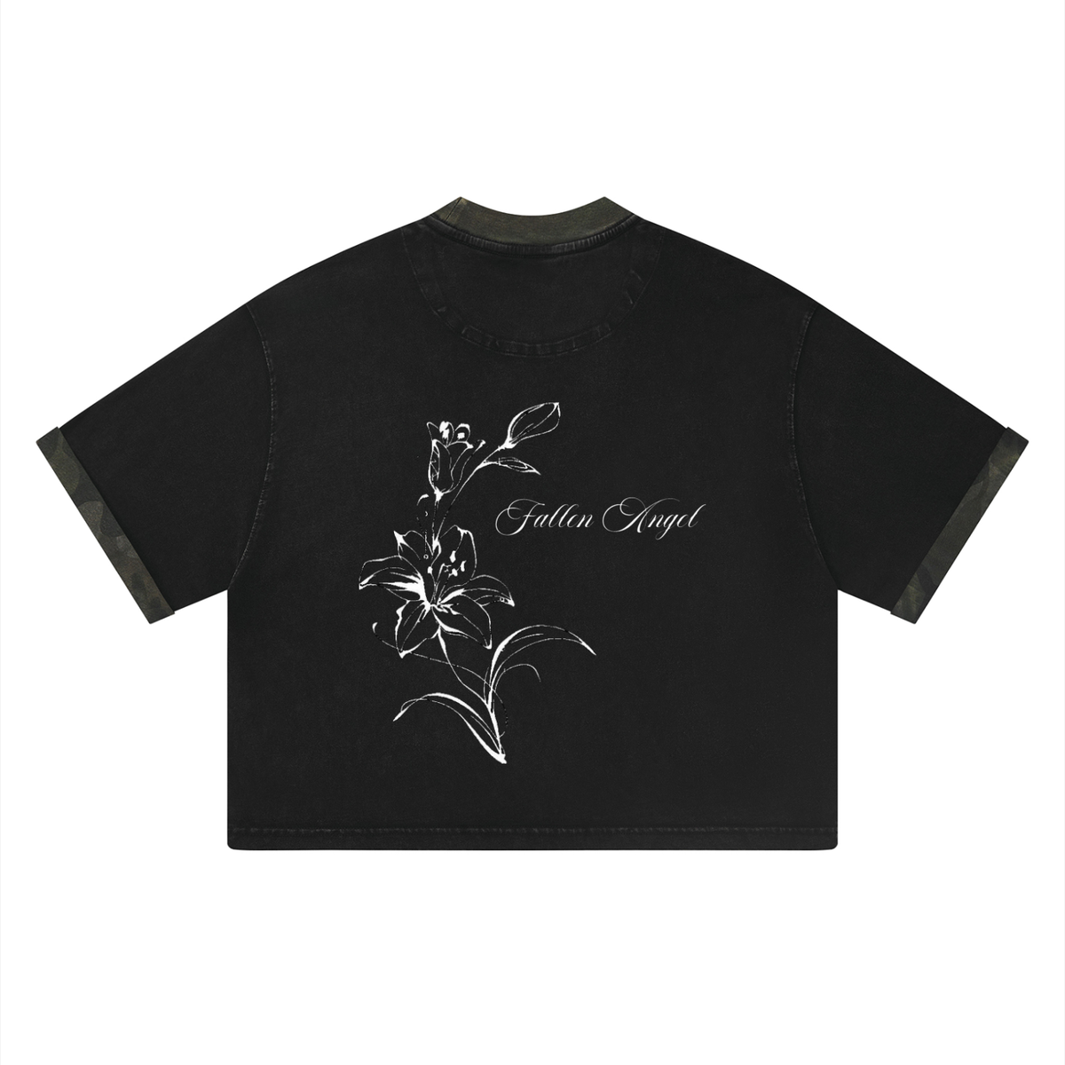 Unisex Mineral Washed Boxy Panel T-Shirt (set)