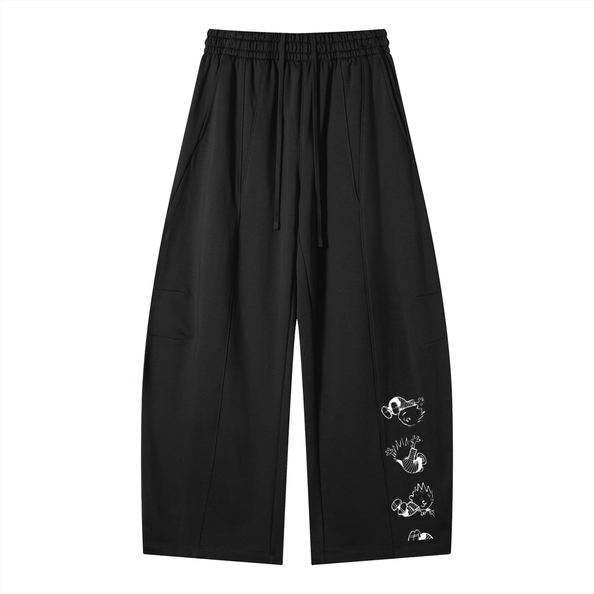 Heavyweight Wide Leg Panel Sweatpants
