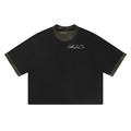 Unisex Mineral Washed Boxy Panel T-Shirt (set)
