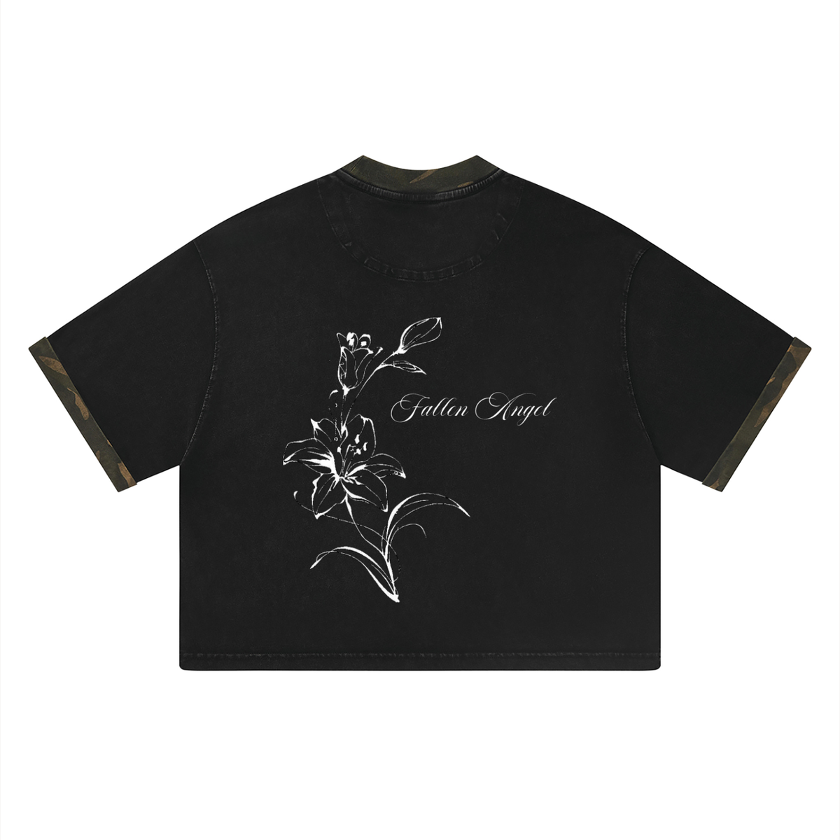Unisex Mineral Washed Boxy Panel T-Shirt (set)