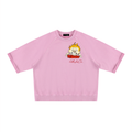 Unisex Vintage Wash Boxy Short Sleeve Sweatshirt