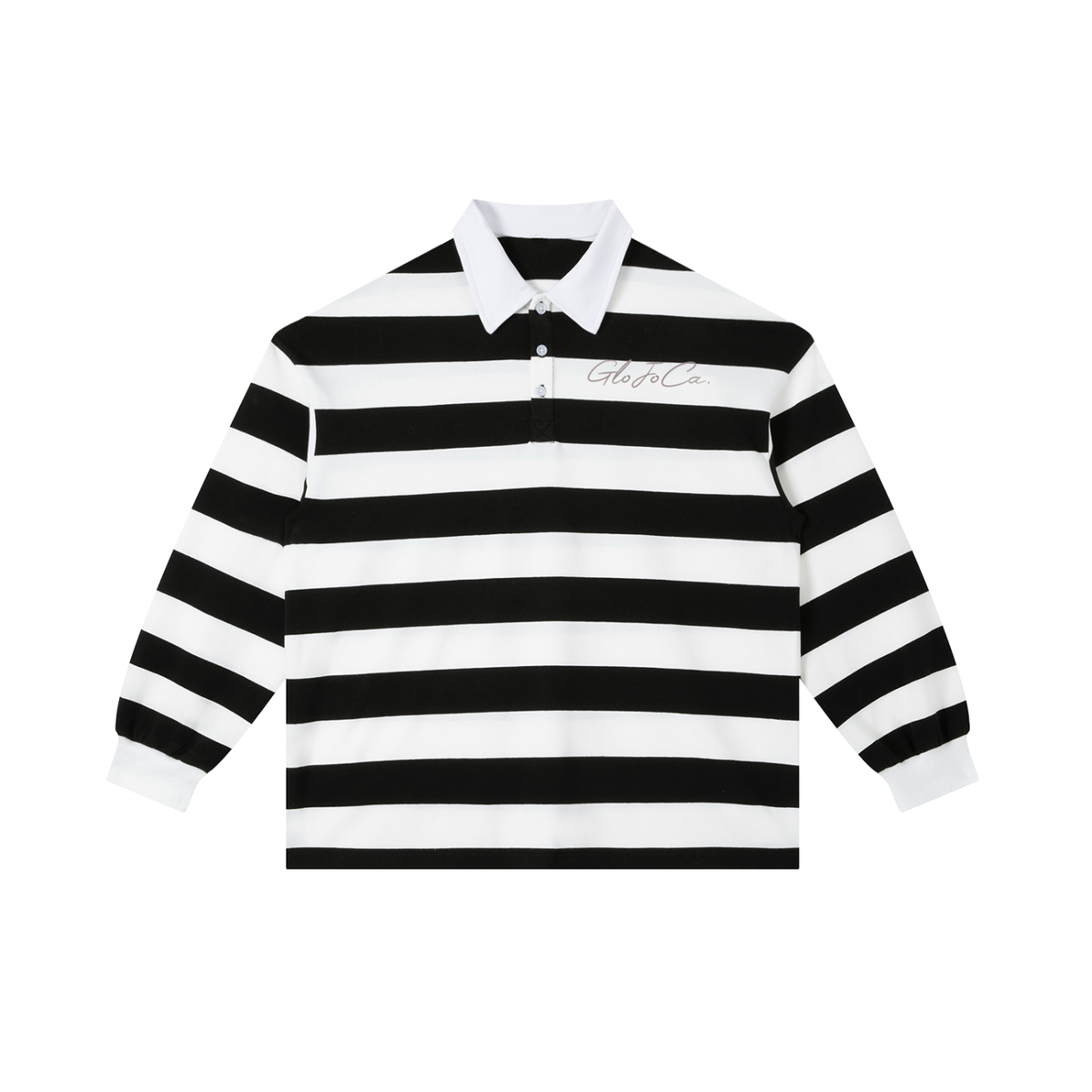 Color Block Stripe Polo Shirt