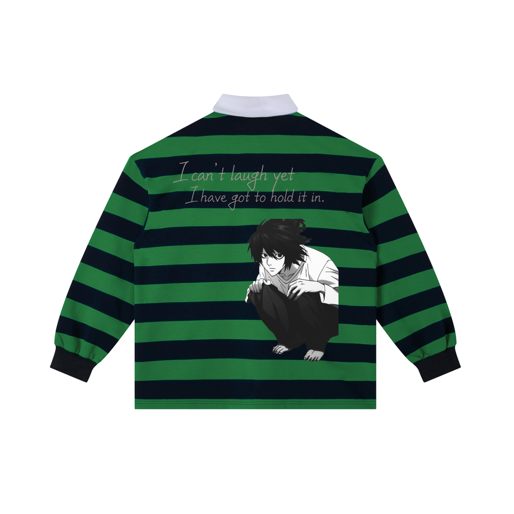 Color Block Stripe Polo Shirt